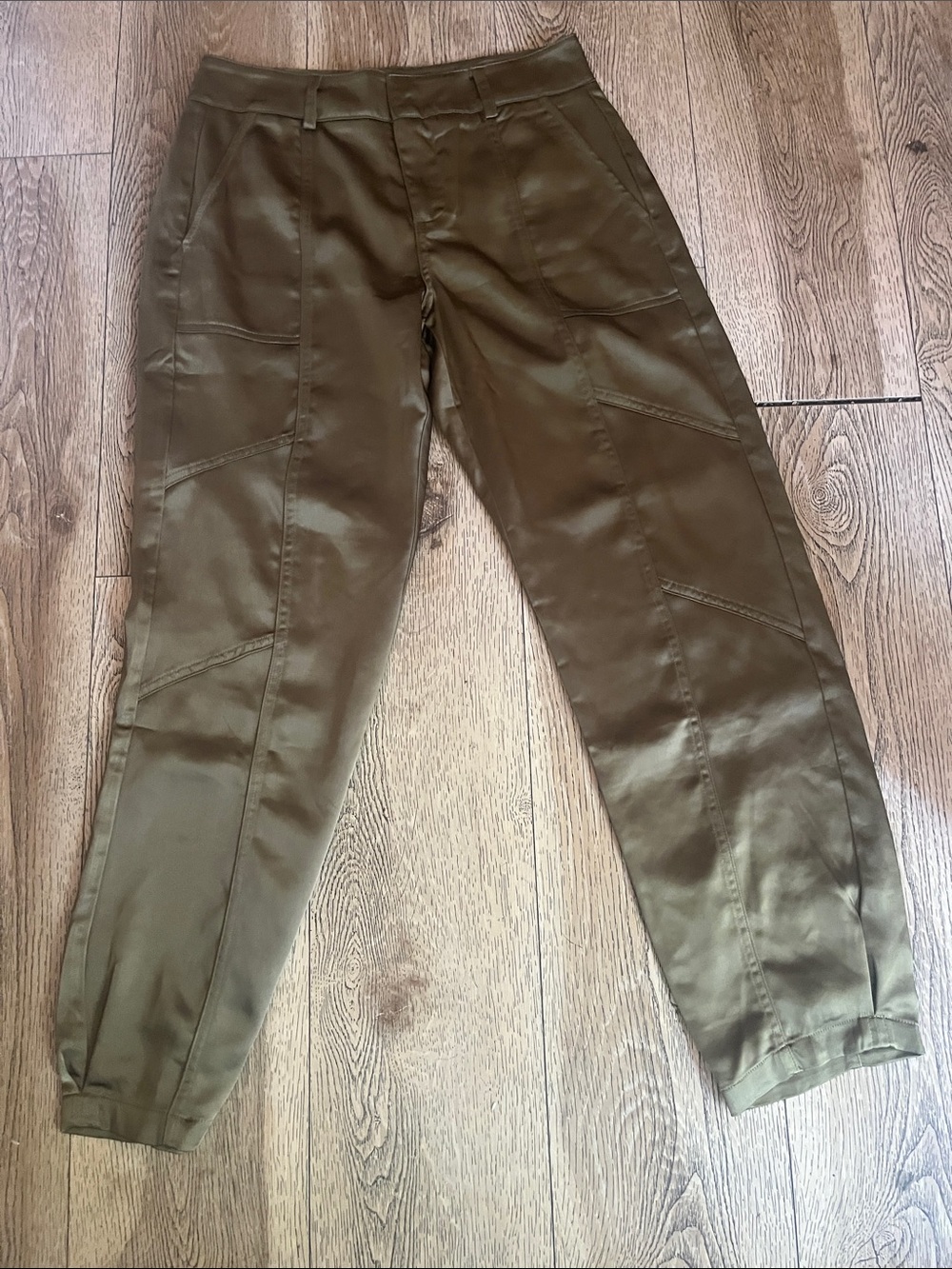 Sanctuary Olive Utility Straight-Leg Pants